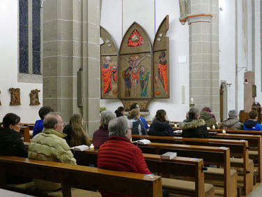 Lumen Christi - Auferstehungsmesse in St. Crescentius (Foto: Karl-Franz Thiede)